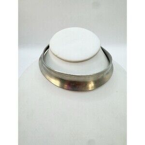 JORGEN JENSEN Denmark  Pewter Modernist Choker Necklace 129 Vintage Scandinavian